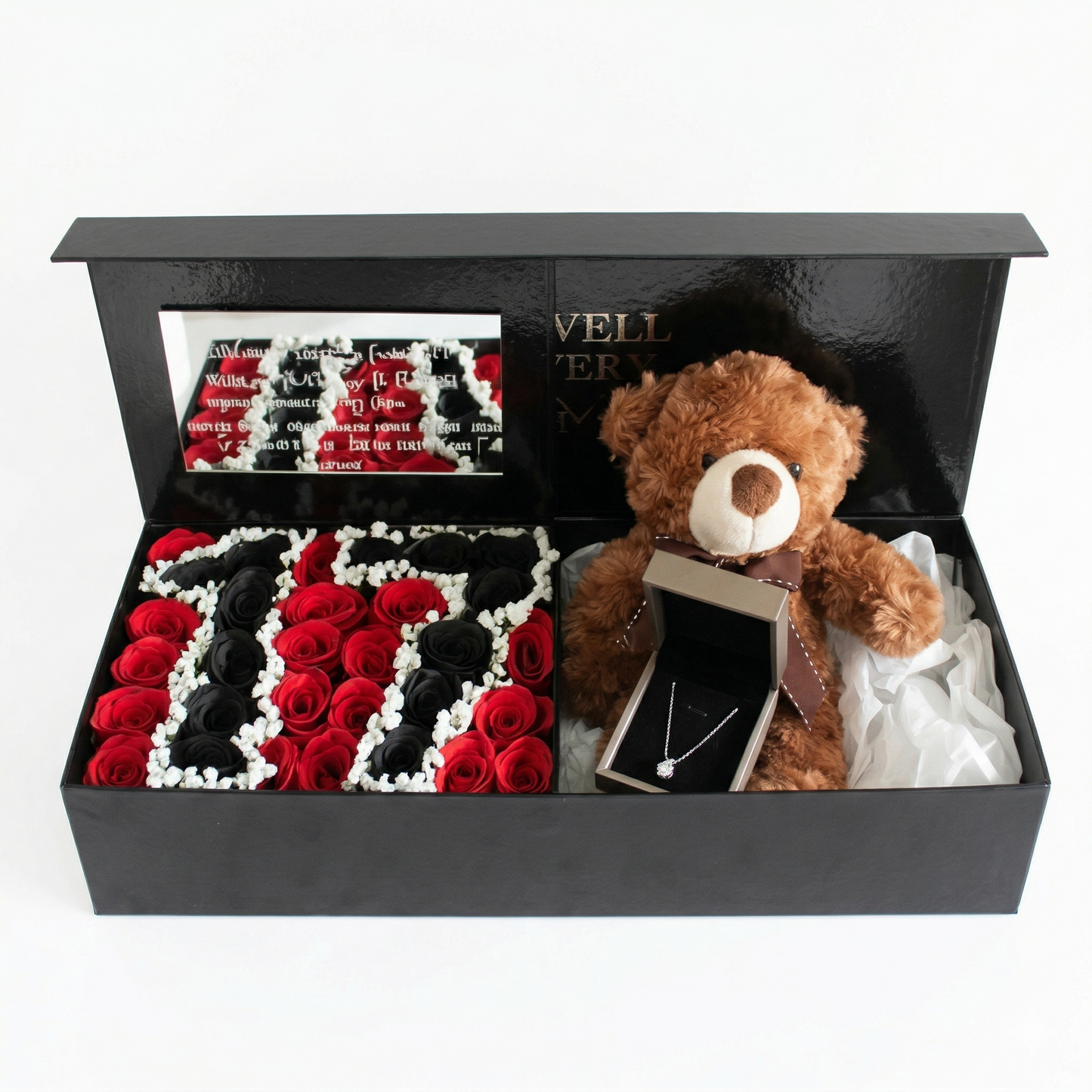 Exclusive box 2 initials with Limited edition necklace