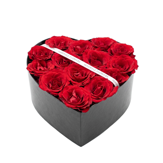Black Love Box - Fresh Flowers
