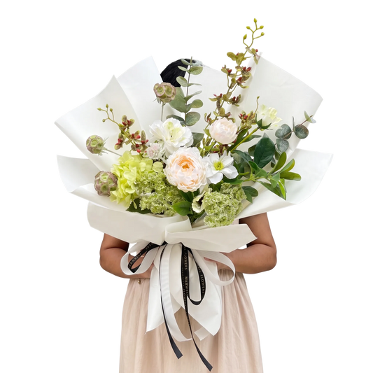 Linen & Moss Artificial Signature Artificial Bouquet