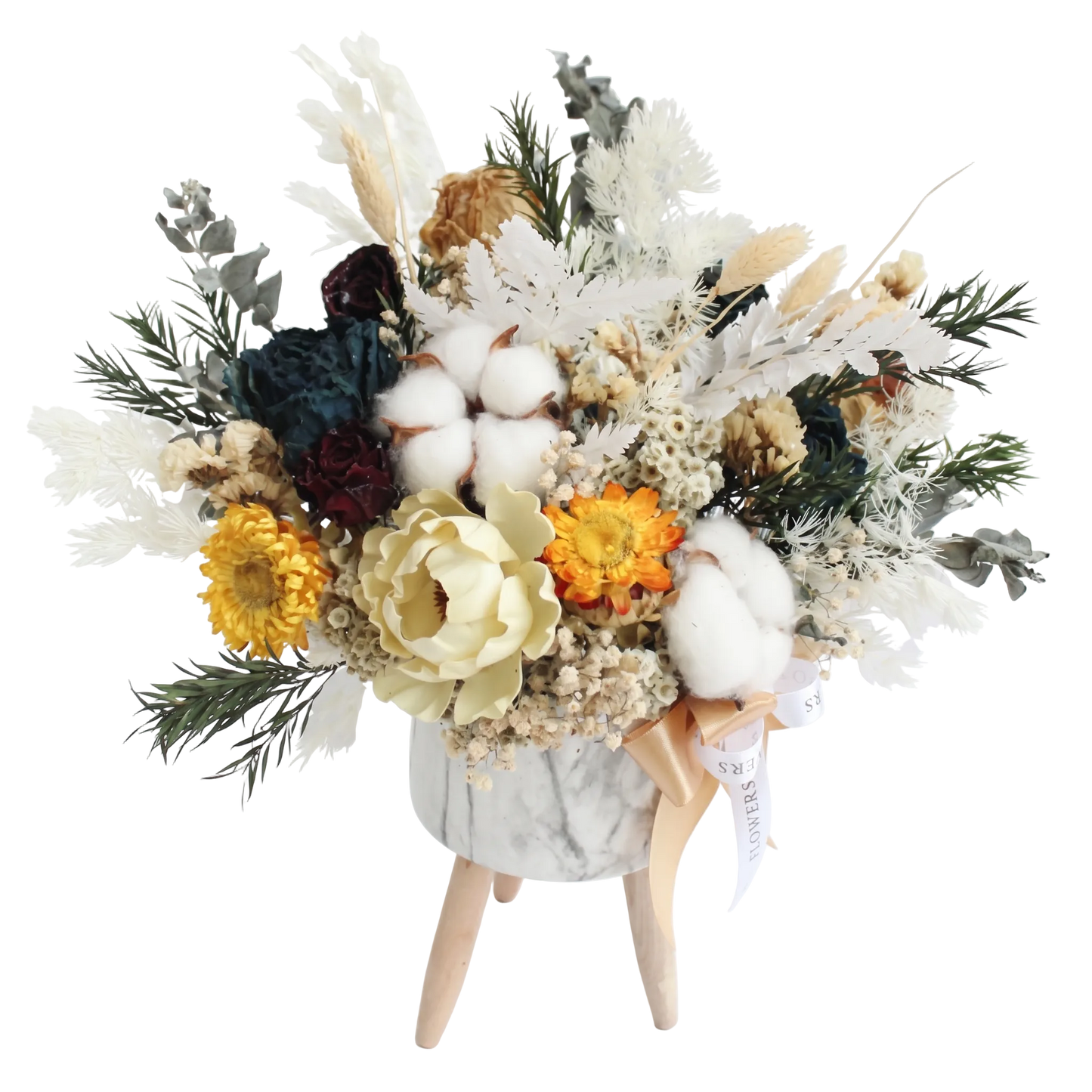 Dried Flowers Mini Vase — Rangkaian Bunga Kering Premium Handmade