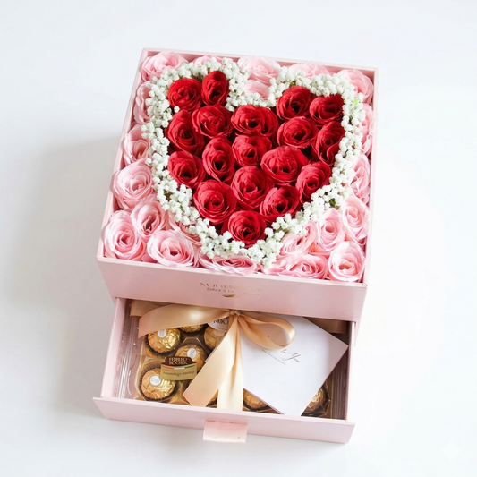 Bloombox + Ferrero box love - special Valentine’s Day