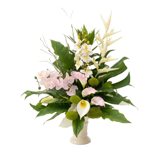 Lumière Tropicale Luxury Real Touch Vase - Artificial flowers