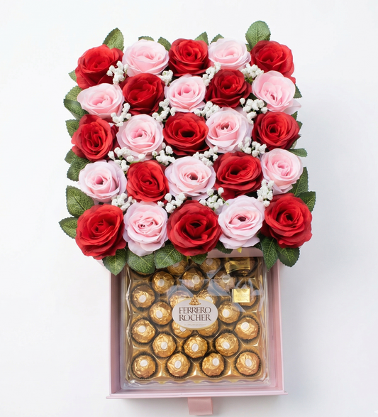 Bloombox with Ferrero Rocher