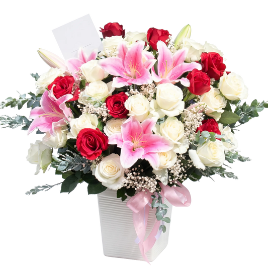 ROSA LILLY VASE - Fresh Flowers