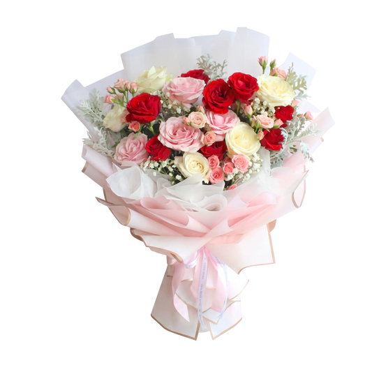Tri Bouquet - Fresh Flowers