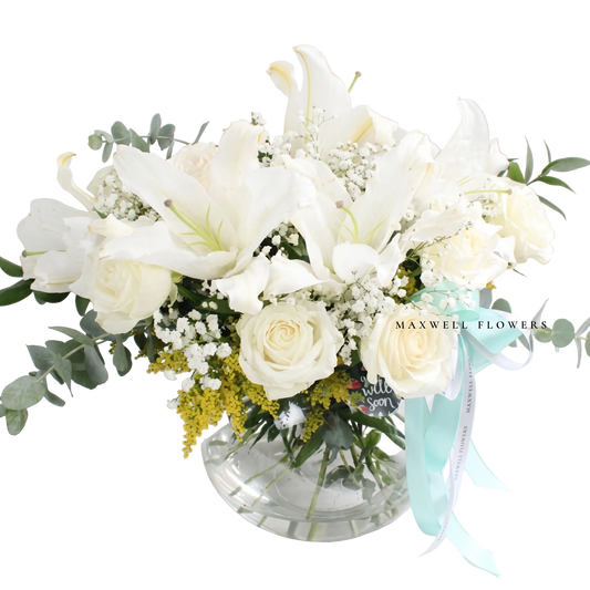 Mans Vase - Fresh flowers