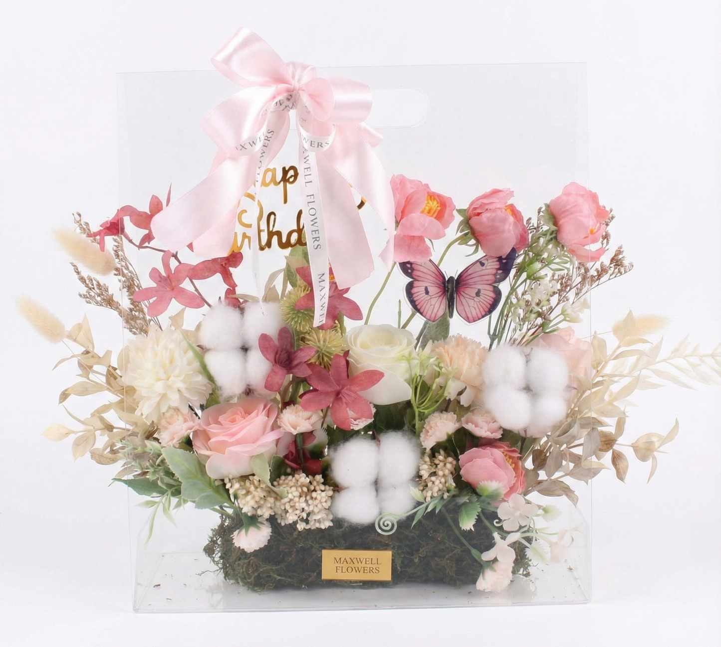 Acrylic Flower Arrangement -  Monet’s timeless floral