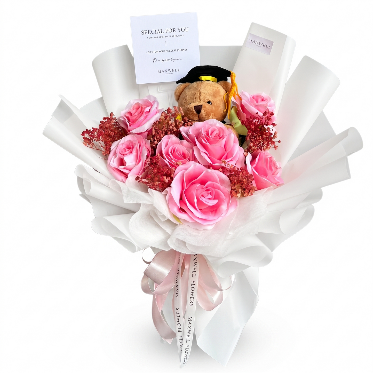 Geo Graduation Bouquet - Artificial Flowers
