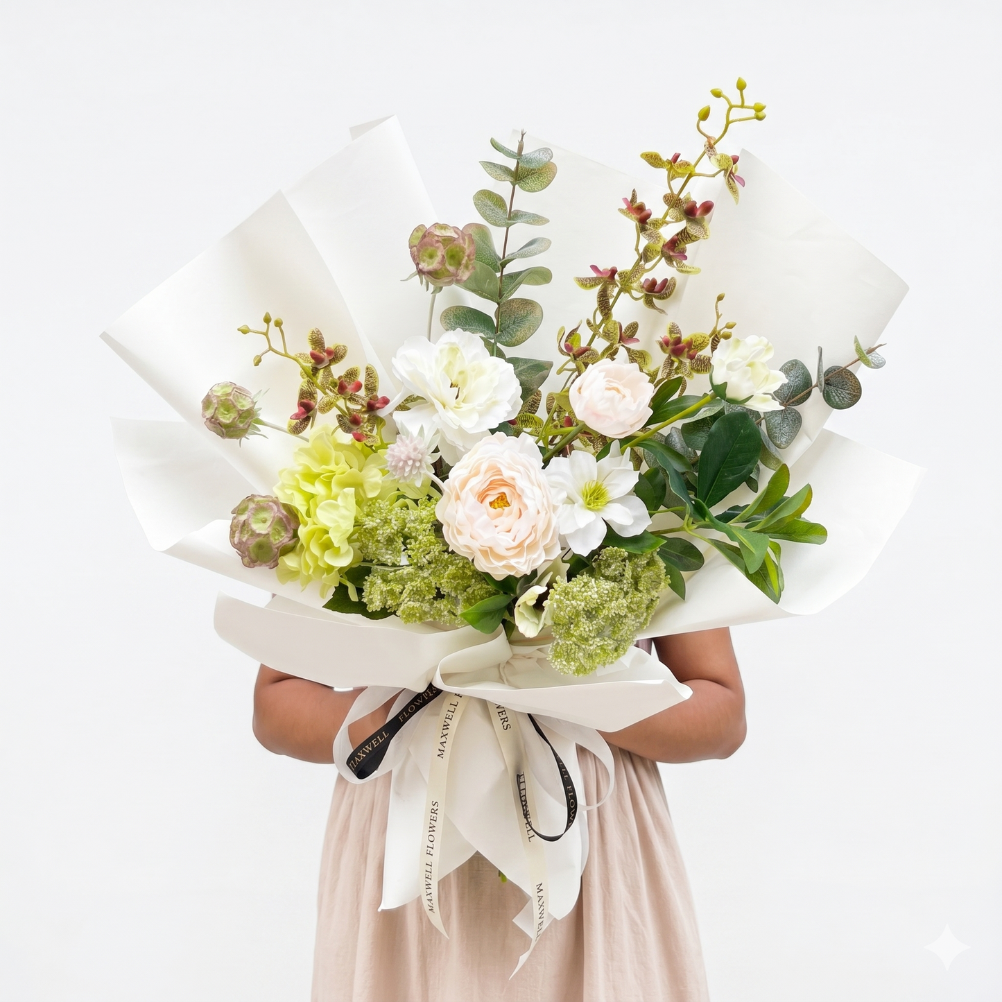 Linen & Moss Artificial Signature Artificial Bouquet