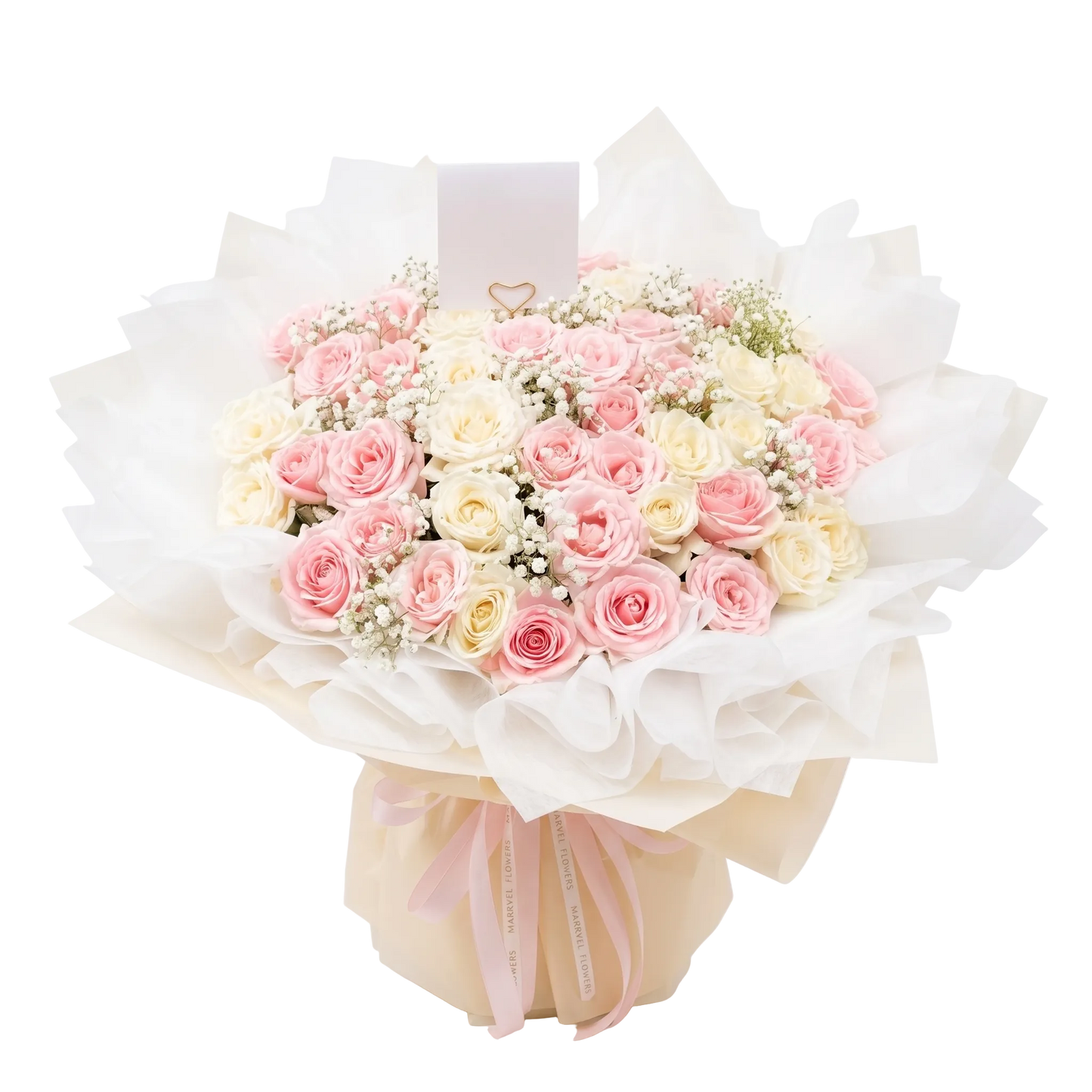 50 roses fresh flowers bouquet