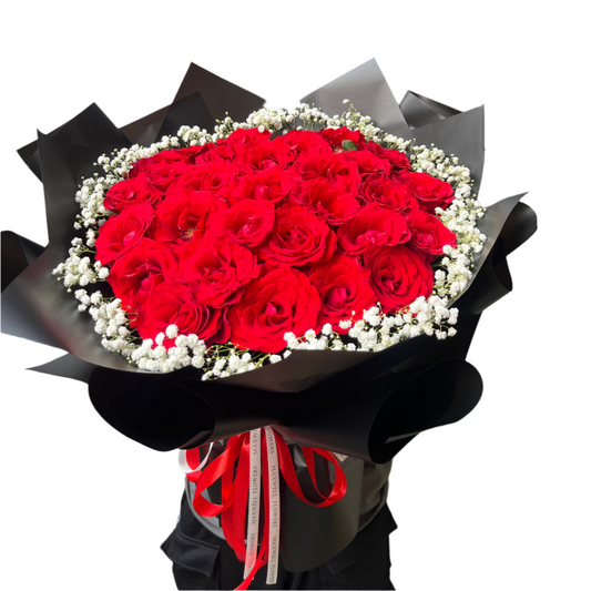 (Valentine's Day) Fresh Flowers 20 Red roses