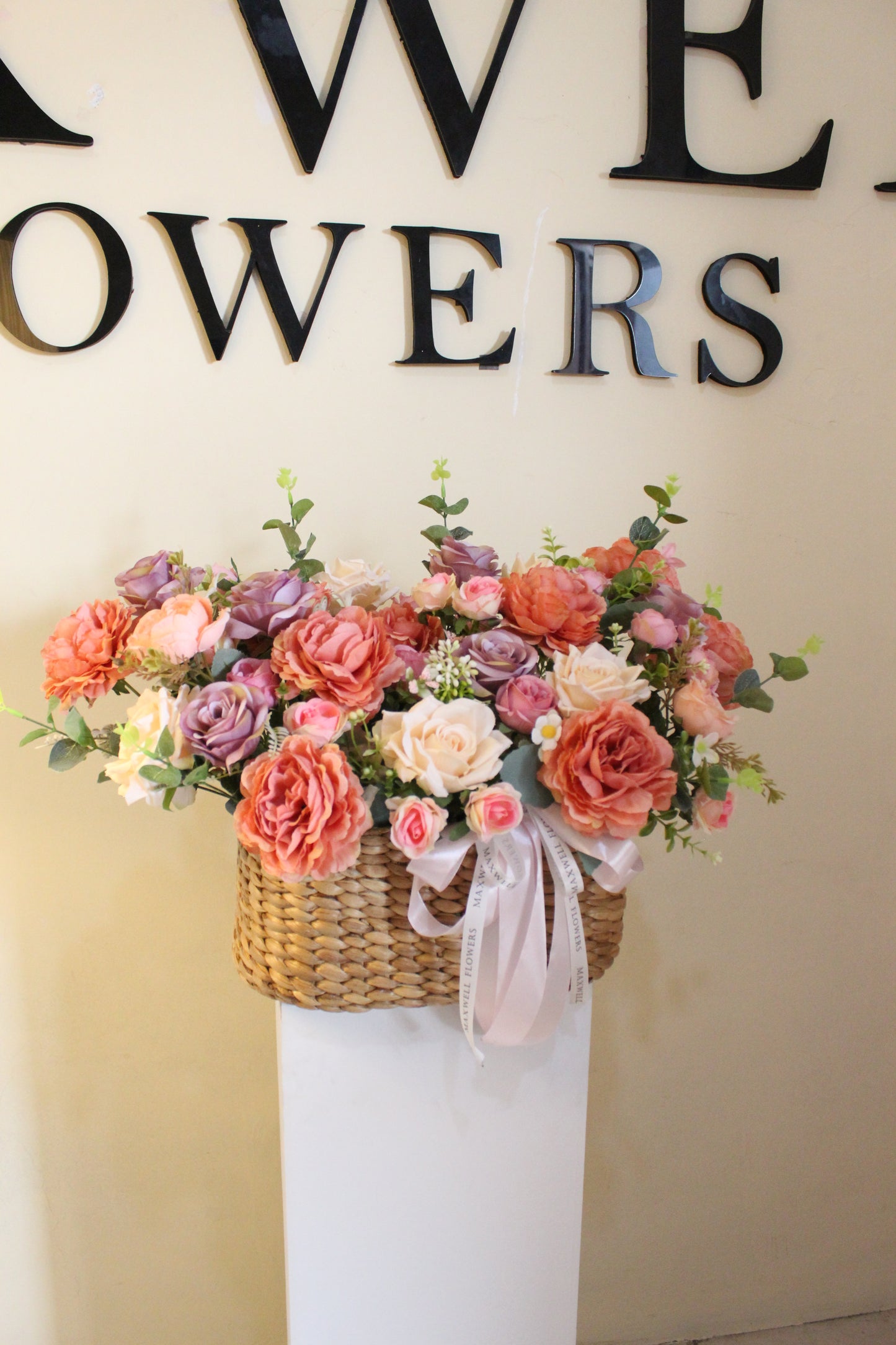 Spring Basket artificial flowers