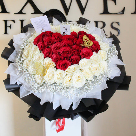 (Valentine's Day) Fresh Flowers 70 Red roses love special - A Heartfelt Expression of Love