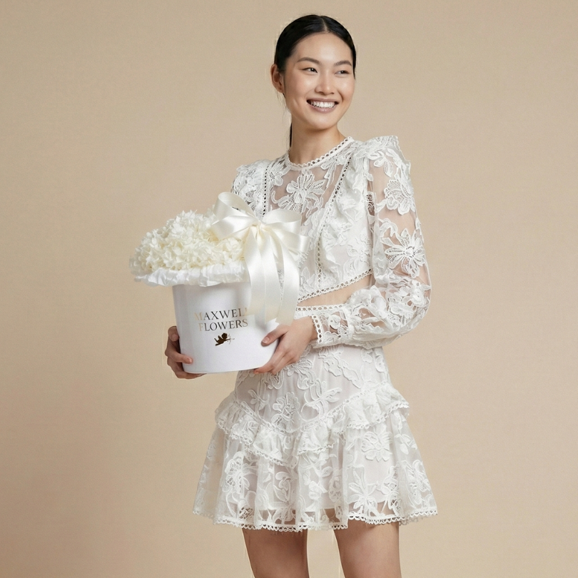 The White Eternal Hydrangea Box