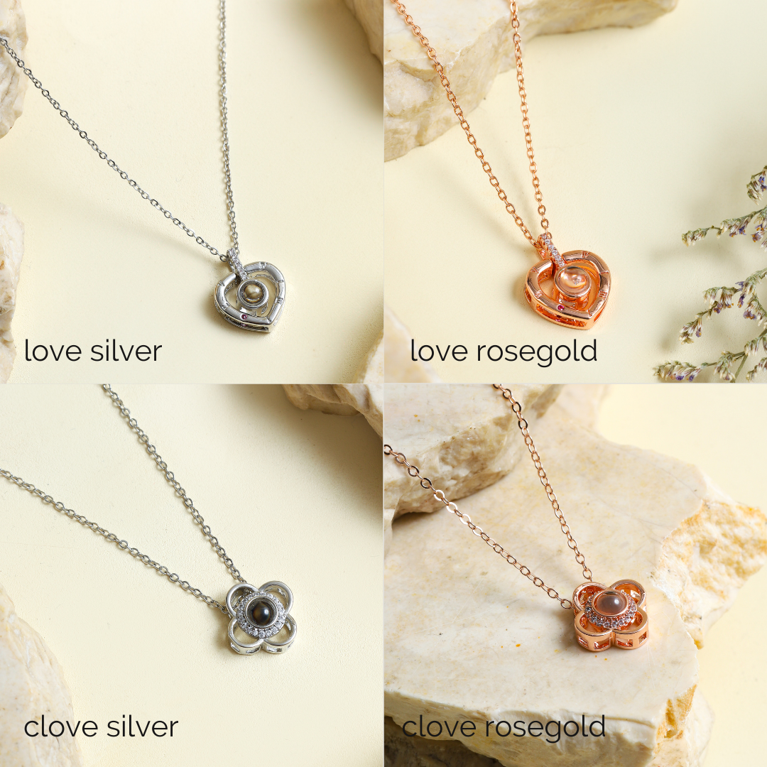 TREASURE BOX 12 ROSES + 100 LOVE LANGUAGES NECKLACE