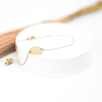 Gelang lapis emas 18k S925 gold platted - simple elegant bracelet