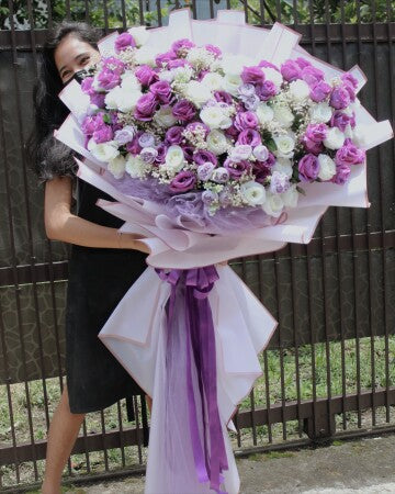 Bouquet 100 Bunga Mix Jumbo