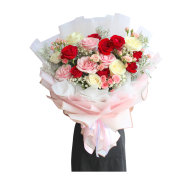 TRICOLORS JUMBO BOUQUET MEDIUM