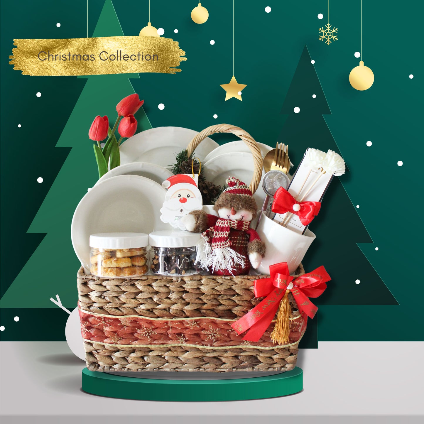 CHRISTMAS HAMPER #2 - MAXWELL FLOWERS